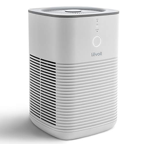 LEVOIT Air Purifier for Home Bedroom, AHAM VERIFIDE, Fresheners Filter Small Room Cleaner with Fragrance Sponge for Smoke, Allergies, Pet Dander, Odor, Dust Remover, Office, Desktop, 1 Pack, White