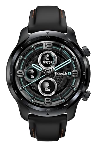 TicWatch 3 GPS Smartwatch, Wear OS by Google, Dual Layer Display 2.0, Long Battery Life, Black