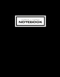 Cornell Notes Notebook Cornell Note Taking System Notebook For School And University 120 College Ruled Medium Lined Pages Simple Black Cover