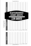 Scattergories Score Sheets 120 Sheets For Scattergories Score Keeping