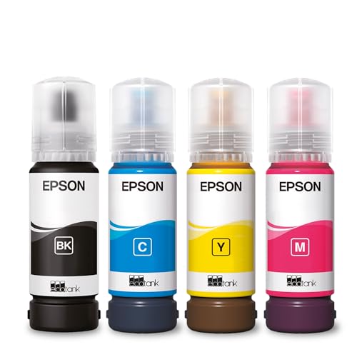 Epson C13T00P640 Tinte (4) Cyan, Magenta, Gelb, Schwarz 65 ml Flasche, EcoTank 104