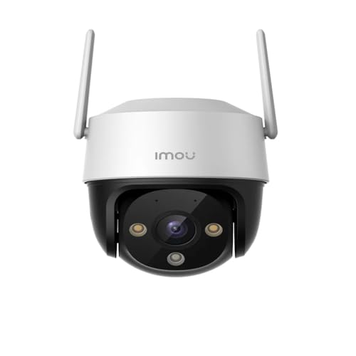 (-20%) Imou 2K Überwachungskamera Aussen mit AI Personen-/Fahrzeugerkennung, 360° PTZ WLAN Kamera Outdoor, Vollfarbige Nachtsicht, Automatischer Verfolgung, 2-Wege-Audio, Sirene, IP66, Funktioniert mit Alexa