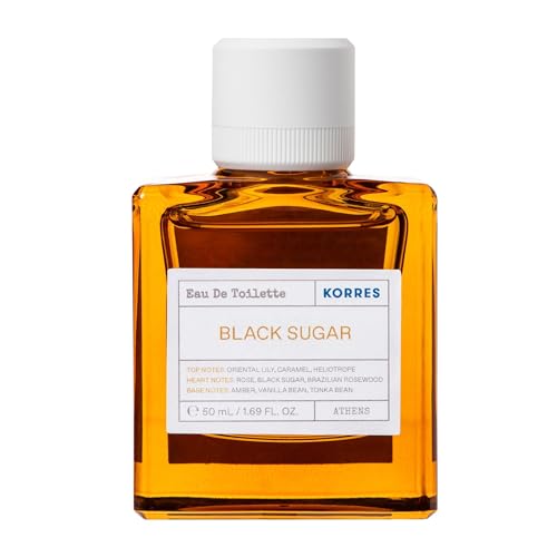 ⚡ BLITZDEAL (-67%) KORRES BLACK SUGAR Eau de Toilette für Damen, floraler, süßer, luxuriöser & orientalischer Damenduft, vegan, 50ml