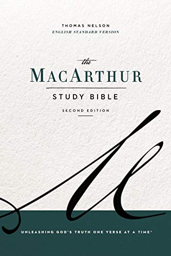 The ESV MacArthur Study Bible book cover