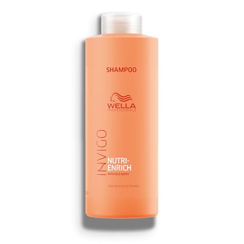 Wella Professionals Invigo Nutri-Enrich Shampoo| Professional Deep Nourishing Shampoo For Dry & Damaged Hair| 33.8 Fl Oz