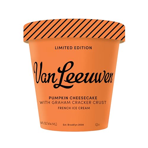 Van Leeuwen Pumpkin Cheesecake Ice Cream, 14 oz (Frozen)