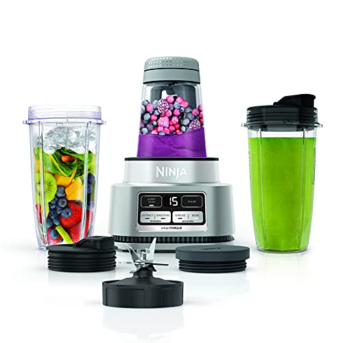 Ninja Blenders for Kitchen | Smoothie Blender, Mixer, Grinder - Premium Blending Performance for Sauces, Frozen Drinks, and More | 1200 Peak Watt Motor | SS101 Foodi Personal Smoothie Maker