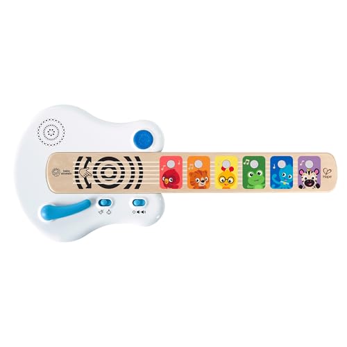 🔥 STARKER PREIS (-43%) Baby Einstein, Hape, Strum Along Songs Magic Touch Holzspielzeug, Musikspielzeug Gitarre aus Holz, Elektronische Musikinstrumente, Aktivität und Sensorisches Spielzeug für Kinder, ab 6 Monaten