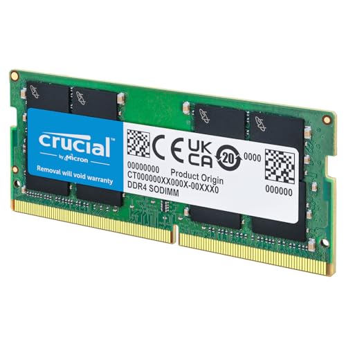 Crucial RAM CT16G4SFRA32A 16GB DDR4 3200MHz CL22 (2933MHz oder 2666MHz) Laptop Arbeitsspeicher