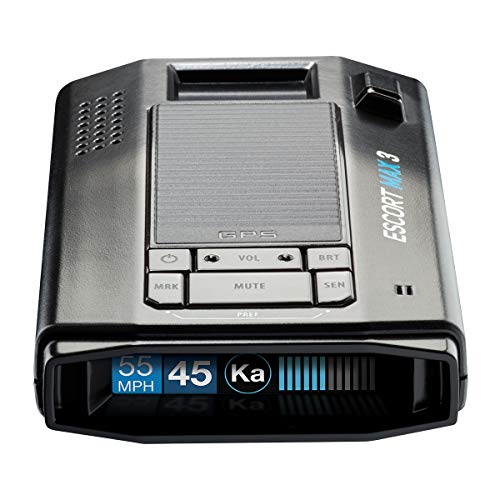 Escort MAX 3 Laser Radar Detector - Bluetooth Connectivity, Premium Range, Advanced Filtering, AutoLearn Technology, Voi
