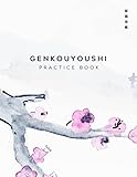 Genkouyoushi Practice Book Japanese Kanji Practice Notebook With 120 Pages Of Blank Genkouyoushi Paper Writing Practice Book For Japanese Kanji Sakura Cherry Blossom Cover 85 X 11 Inches