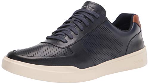 Cole Haan mens Grand Crosscourt Modern Perforated Sneaker, Peacoat/British Tan, 11 US