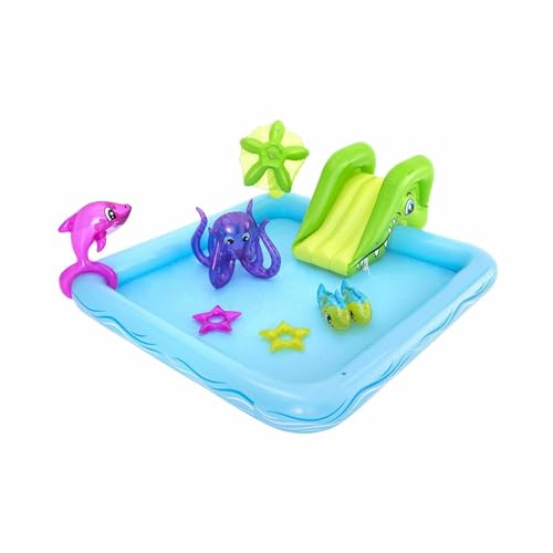 Bestway Fantastic Aquarium Play Center, Durable PVC Outdoor Backyard Pool for Summer Fun, 7'10" x 6'9" x 34"/2.39m x 2.06m x 86cm Bestway Fantastic Aq