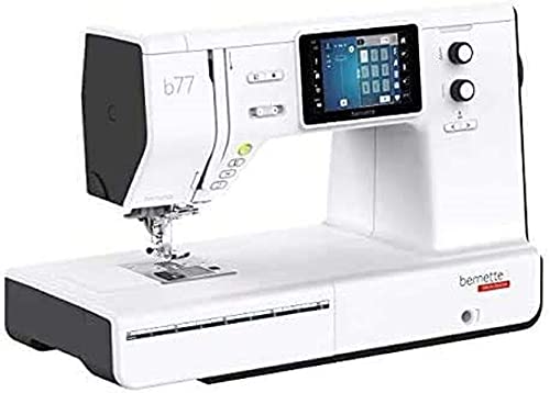 Bernette B77 with 8-Piece Feet Set Included - Versatile Machine for All Skill Levels - Effortless Stitching & Quality Craftsmanship Unleashes Creative Possibilities | Redefine Your Sewing Experience