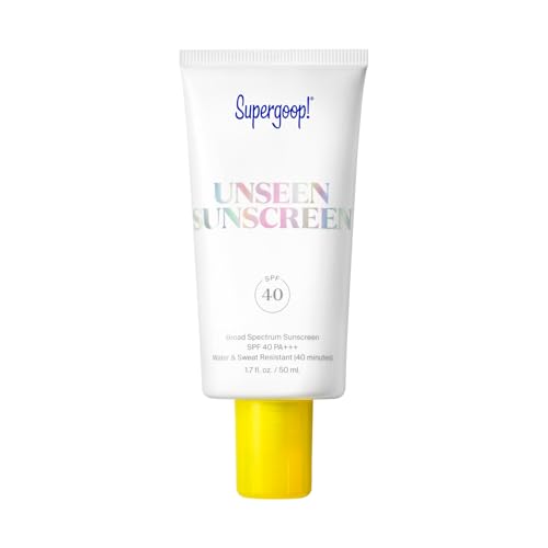 Supergoop Unseen Sunscreen Lightweight and "invisible" sunscreen that comes in 40 or 50