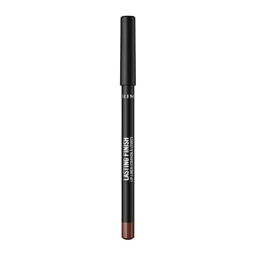 Rimmel Lasting Finish 8HR Soft Lip Liner Pencil - Vibrant, Blendable Formula to Lock Lipstick in Place for 8 Hours - 790 Brownie Pie, .04oz