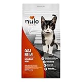 Nulo FreeStyle Cat & Kitten Dry Food - Turkey & Duck Recipe, High Protein Grain Free Cat Food, Natural Kibble with Probiotics, Omega Fatty Acids, 14lb Bag