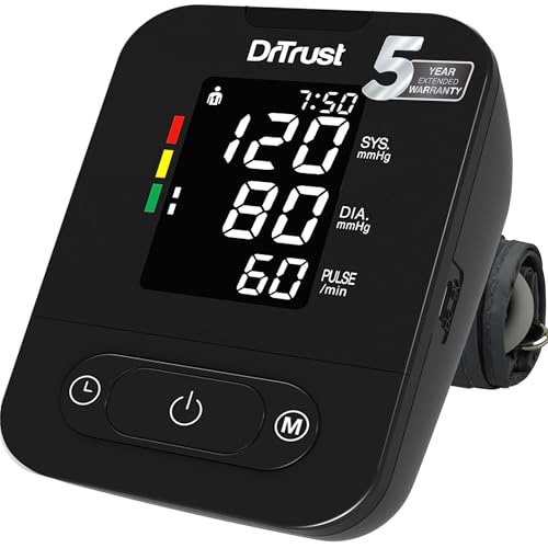Smart Automatic Digital Blood Pressure Monitor BP Machine 101 (Black)