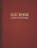 Coin Inventory Log Red Catalog And Organize Coins With This Logbook For Coin Collectors Value Record Note Book