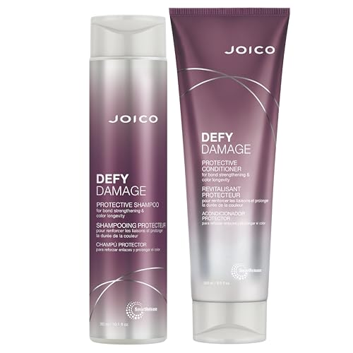 Joico Defy Damage Protective Shampoo & Conditioner Set | Preserve Hair Color | For Bond Strengthening & Color Longevity