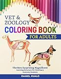 Vet Zoology Coloring Book For Adults The New Surprising Magnificent Learning Structure For Veterinary Anatomy Students