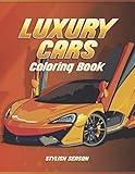 Luxury Cars Coloring Book Exotic Sport Cars For Adults Teens