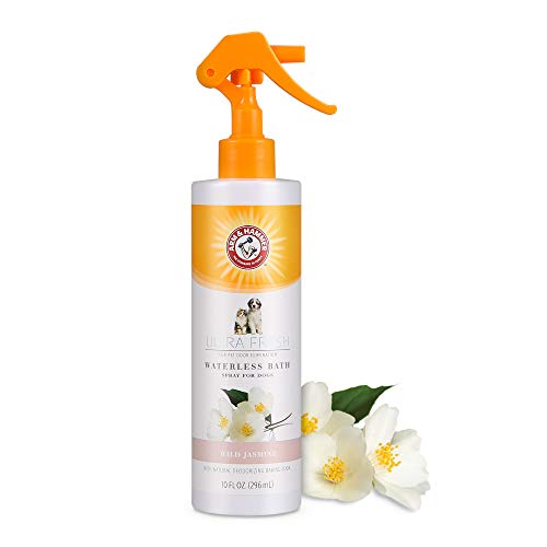 Arm & Hammer for Pets Ultra Fresh Waterless Bath Spray in White Jasmine Scent | Dry Dog Shampoo, Deodorizer