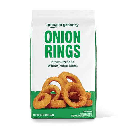 Amazon Grocery, Onion Rings, 16 Oz, Frozen (Previously Happy Belly, Packaging May Vary)