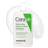 CeraVe Hydrating Cream To Foam Cleanser, Makeup Remover Face Wash