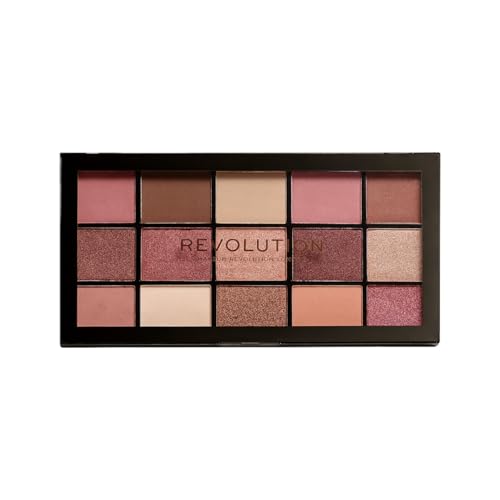 (-30%) Makeup Revolution, Reloaded, Lidschattenpalette, Hochpigmentiert, Provokativ, 15 Farbtöne, matt und schimmernd, 16.5g