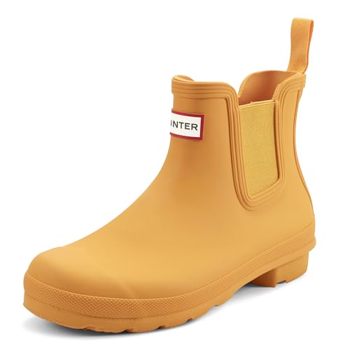 Hunter Women's Original Chelsea Boots, Yellow, 5
