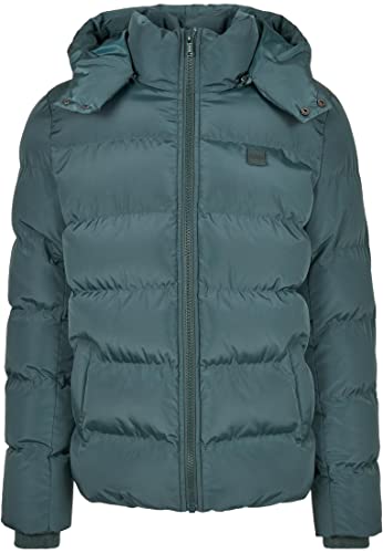 (-44%) Urban Classics Herren Hooded Puffer Jacket Jacke, Bottlegreen, XXL