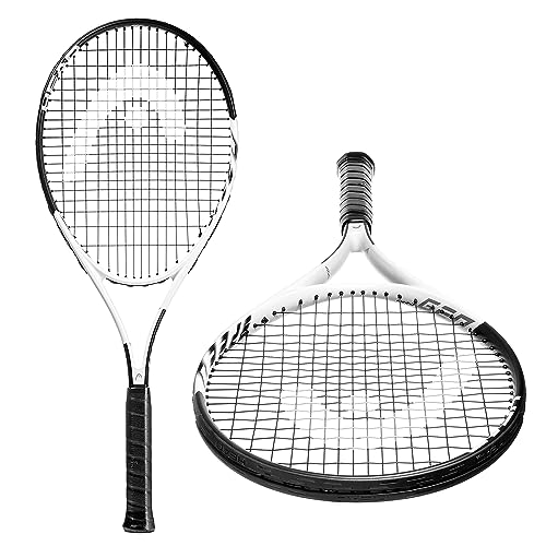 HEAD Geo Speed Adult Tennis Racket - Pre-Strung Head Light Balance 27.5 Inch Racquet - 4 3/8 in Grip