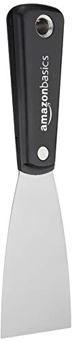 Amazon Basics Flex Nylon Handle Putty Knife Scraper, with Carbon Steel Blade, 2"