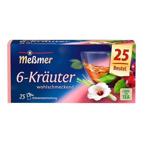 (-26%) Meßmer 6-Kräuter-Mischung | 25 Teebeutel | Vegan | Glutenfrei | Laktosefrei