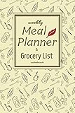 Weekly Meal Planner And Grocery List Notebook A 52 Weekly Meal Planner Notebook With Tear Out Grocery List Cut Out Go
