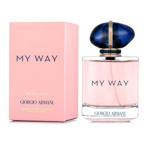 Armani Beauty- My Way - Eau de Parfum - Women's Perfume - Floral Woody Fragrance - Bergamot, Orange Blossom, Tuberose, Jasmine, Cedarwood, Vanilla and White Musk Notes - 3.0 FL Oz