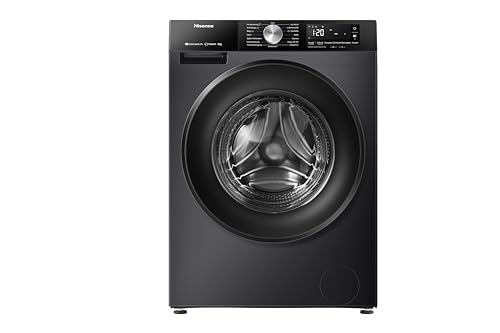 Hisense WF3S8043BB3 Waschmachine mit Dampffunkunktion, 8 kg, 1400 U,min, WIFI, ConnectLife, Power JetWash, Anti-Allergie Programm, Aqua Stop, Auto Wash, Quick W