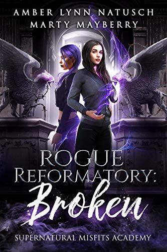 Broken book cover