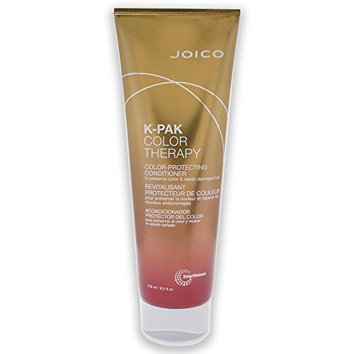 Joico K-PAK Color Therapy Color-Protecting Conditioner | For Color-Treated Hair | Boost Shine & Elasticity | Repair Breakage | Rebuild Damaged Hair | With Keratin & Argan Oil | 8.5 Fl Oz