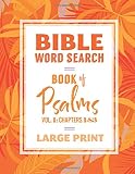 Bible Word Search Book Of Psalms Vol I Chapters 183 Large Print Over 1500 Unique Words Fun Christian Activity Book