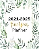 20212025 Five Year Planner 5 Year Monthly Planner 20212025 60 Months Calendar Agenda Logbook Organizer And Business Planners With Federal Cute Foliage Cover