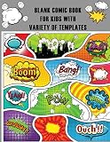 Blank Comic Book For Kids With Variety Of Templates Draw Your Own Comic With Templates