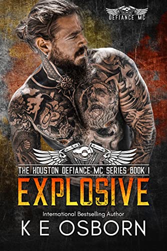 Explosive book cover