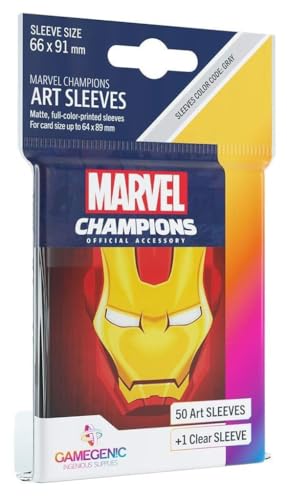 Marvel Art Sleeves - Iron Man, exact product listing photograph