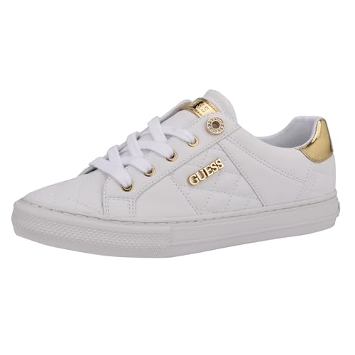 Guess Women's Loven Sneaker, White, 7