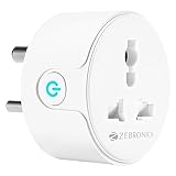 Zebronics ZEBSP110 Smart WiFi Plug Compatible with Google Assistant Alexa