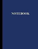 Notebook 500 Pages College Ruled Extra Large Jumbo Giant Composition Journal Notebook Navy Blue