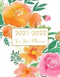 20212022 Two Year Planner Watecolor Flower 2 Year Daily Weekly Monthly Calendar Planner 20212022 See It Bigger Planner