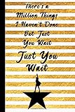 Theres A Million Things I Havent Done But Just You Wait Blank Lined Journal Notebook Hamilton Notes Hamilton Journal Hamilton Musical Gift For Hamilton Lovers Hamilton Musical Gifts